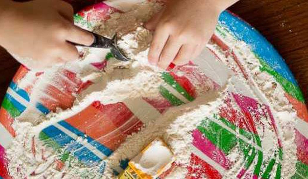 Flour Sensory Activity Kidzapp