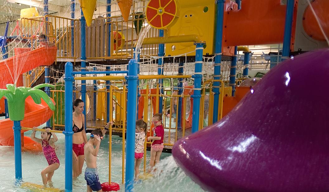 Child's Indoor Splash Island Water Park Dubai